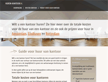 Tablet Screenshot of huren-kantoor.nl
